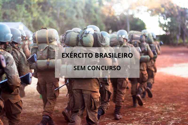 Exército abriu vagas para Oficiais, sem concurso, só até quarta, salário de até R$8.245,00