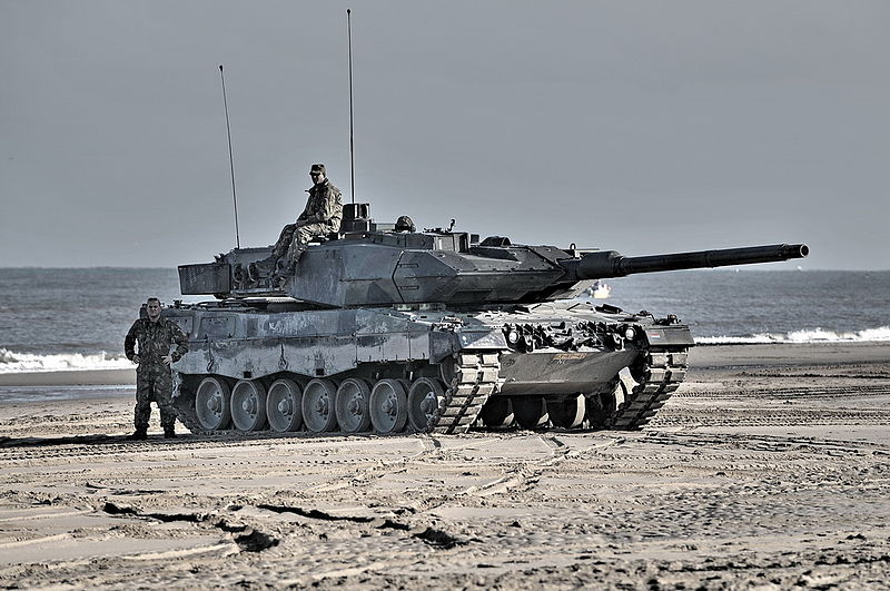Leopard 2 do exército holândes. Foto: Wikipédia