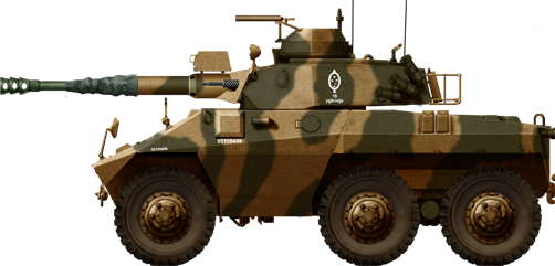 Cascavel MK III. Foto: Tanks enciclopedia.