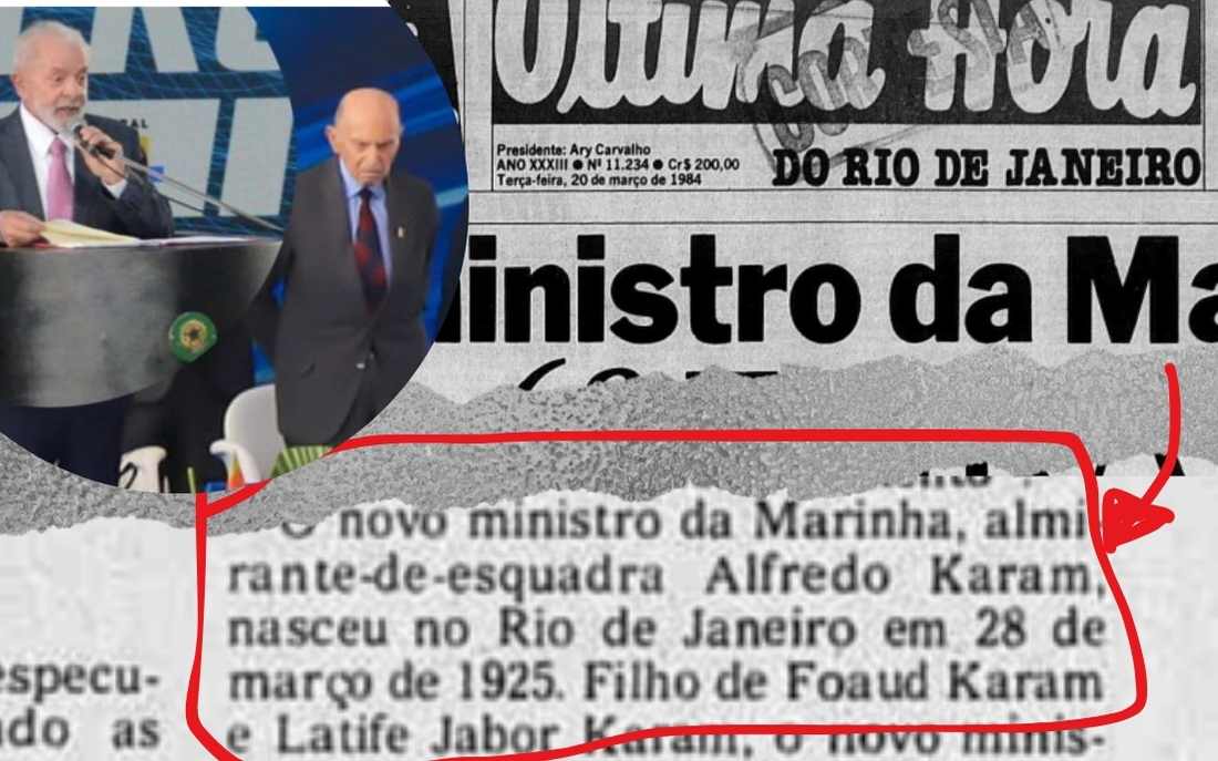 Almirante Karam não completa 100 anos, completou 99 no dia 28 de março: homenagens de Lula em evento da Marinha soaram meio “esquisitas”