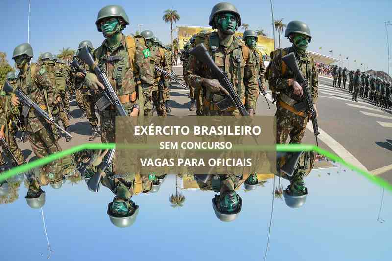 Exército abriu hoje convocação para pessoas de até 41 anos, sem concurso, vagas são para Oficiais