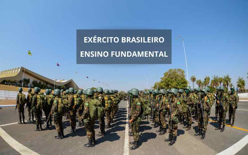 Convocação do Exército acaba hoje, sem concurso, basta ter ensino fundamental para se inscrever, até 40 anos