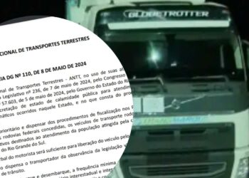 Portaria facilita transporte de doações e proibe fiscalização: Basta declaração verbal