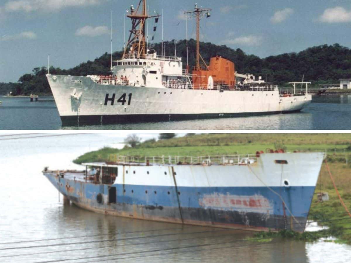 Da glória na Marinha Americana ao abandono em Itajaí: Descubra a história do Navio Almirante Câmara da Marinha do Brasil