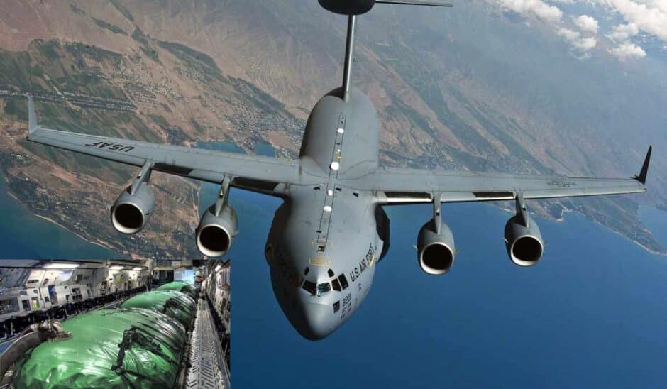 A Força Aérea dos EUA usa o poderoso C-17 Globemaster III para levar combustível de aviação a bases remotas. Conheça essa técnica revolucionária de transporte aéreo de combustível