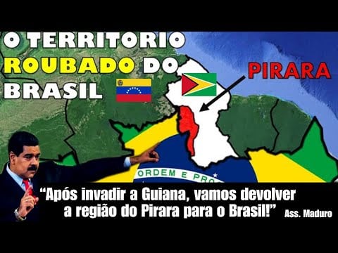 Após invadir a Guiana, vamos devolver a região do Pirara para o Brasil, diz Maduro, buscando apoio brasileiro no conflito. Entenda a disputa e a importância dos 33.200 km² desse território estratégico