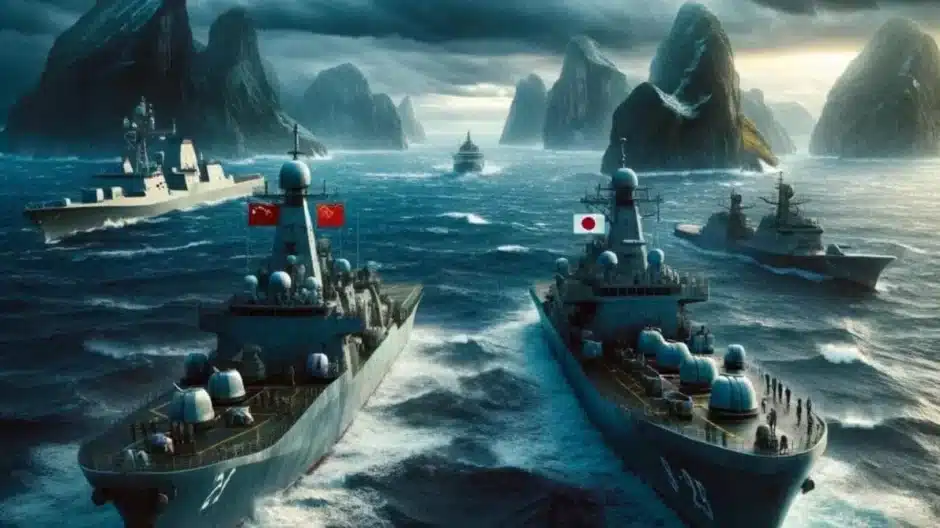 Disputas entre China e Japão esquentam, com acusações mútuas e rearmamento. Saiba mais sobre os desdobramentos das disputas de território e o papel dos EUA nesse cenário tenso.