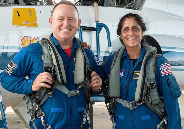 Butch Wilmore e Suni Williams estão 