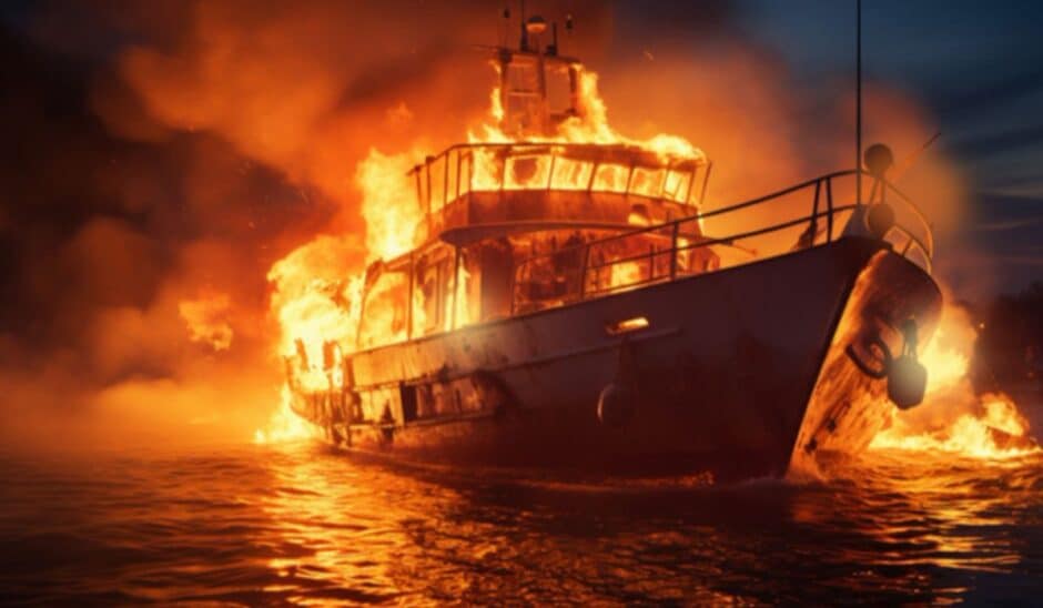 Quatro barcos brasileiros foram destruídos pelas Forças Armadas da França na Guiana Francesa