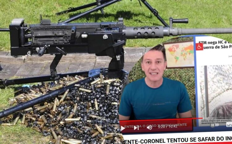Coronel do Arsenal de Guerra - prisão crime metralhadoras