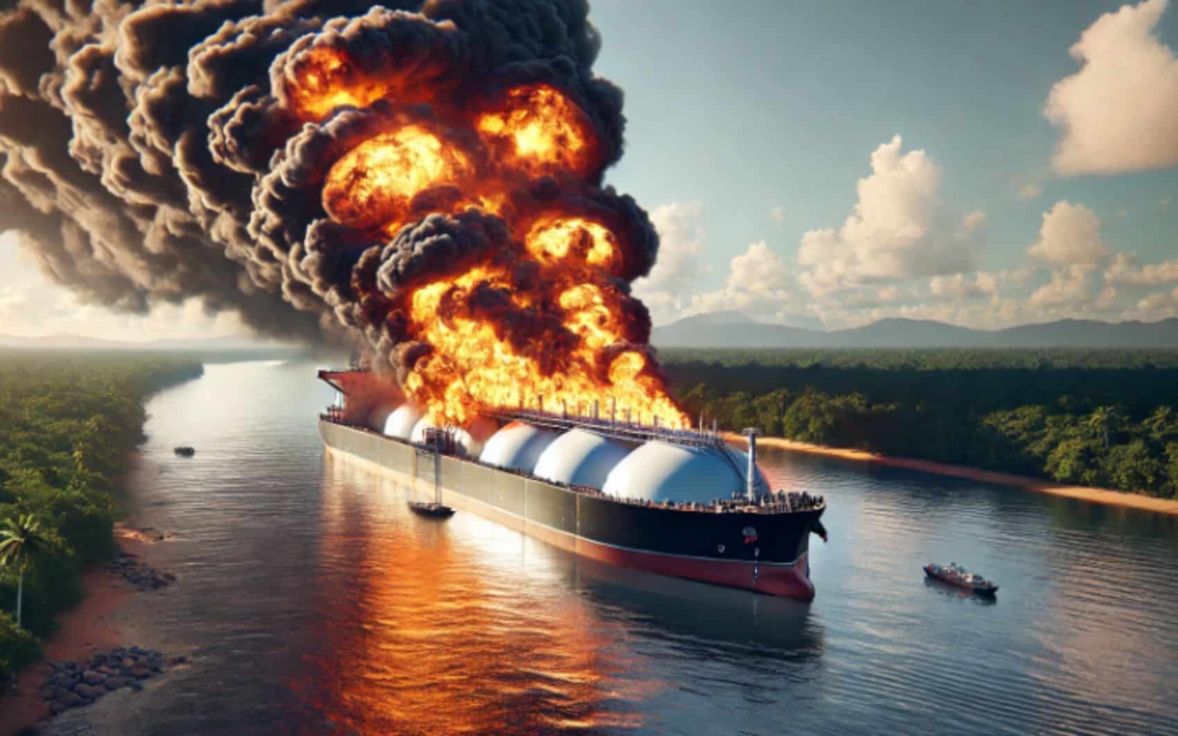 A iminente entrada de altíssimo risco de navios com gás no Rio Amazonas: Marinha impõe área de segurança de 500 metros ao redor das embarcações