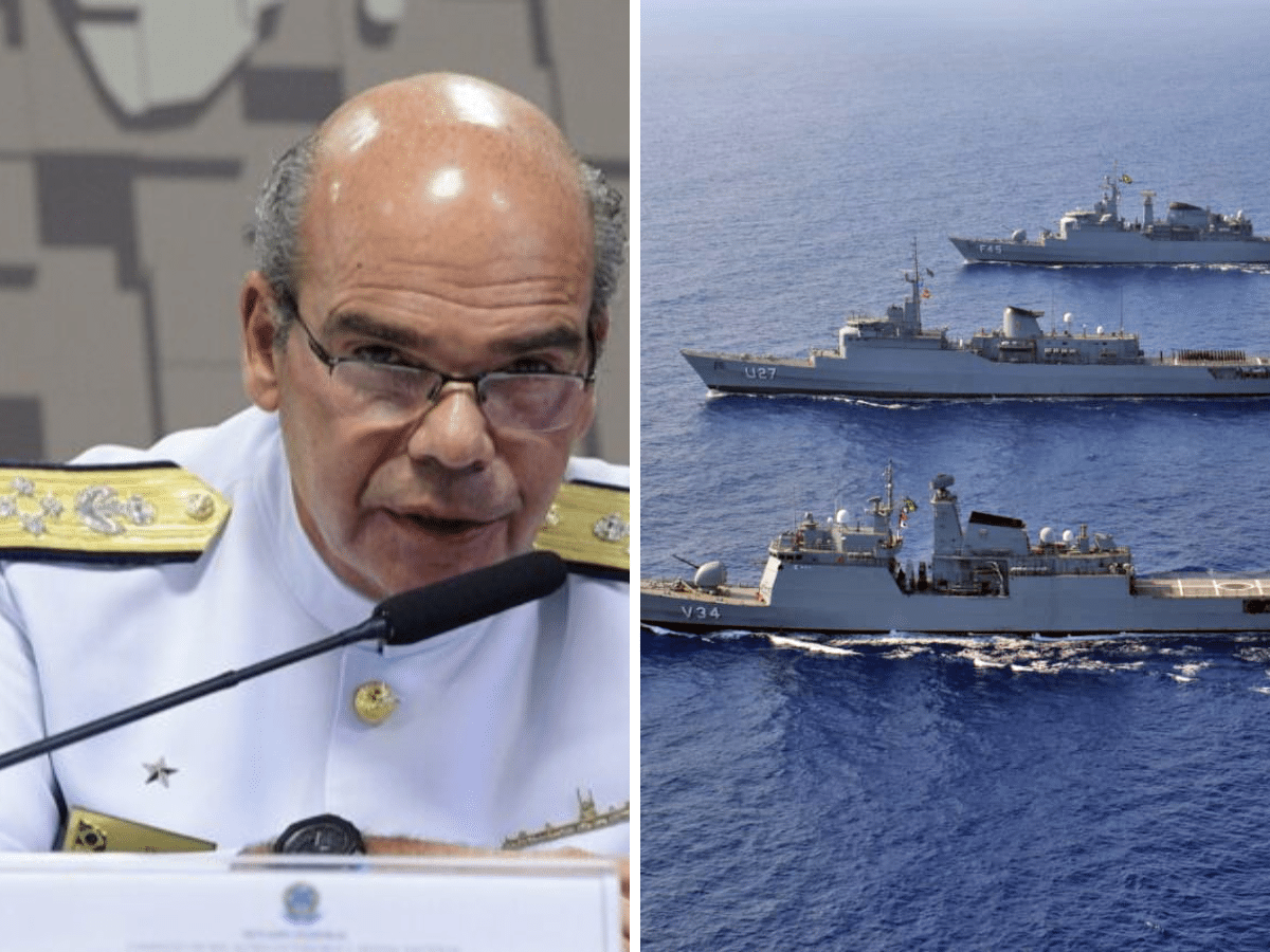 Comandante da Marinha anuncia uma possível redução de 40% na força naval, destacando a urgência de investimentos