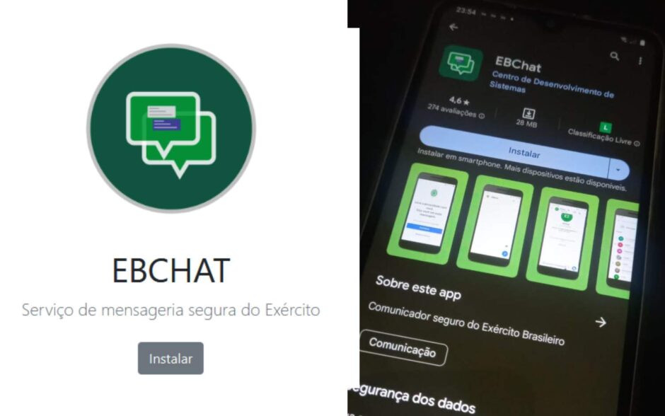 Descubra o aplicativo dos generais: o restrito EBChat está em funcionamento e pode ser baixado na Play Store