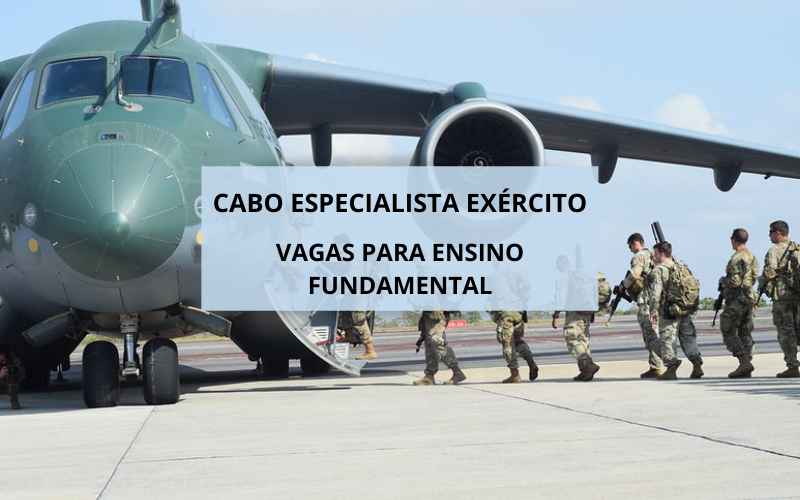 Cabo temporário Exército Brasileiro, sem concurso, basta ter ensino fundamental, confira como realizar a inscrição
