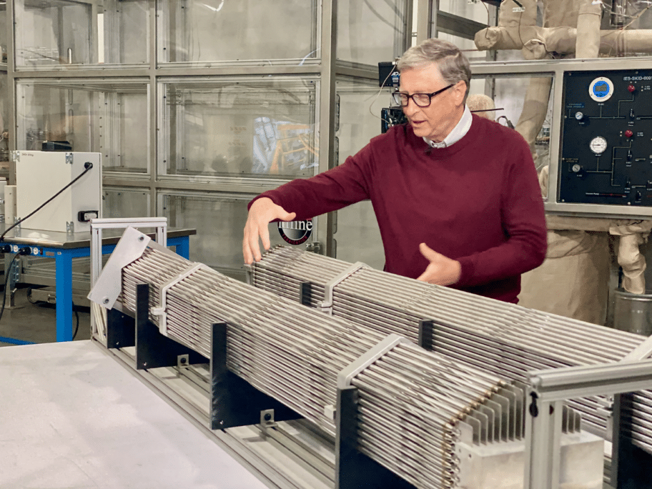 Para Bill Gates, o futuro não está nas energias renováveis nem na fusão nuclear: ele aposta em uma usina nuclear de sais de sódio que opera a temperaturas mais altas que as centrais convencionais