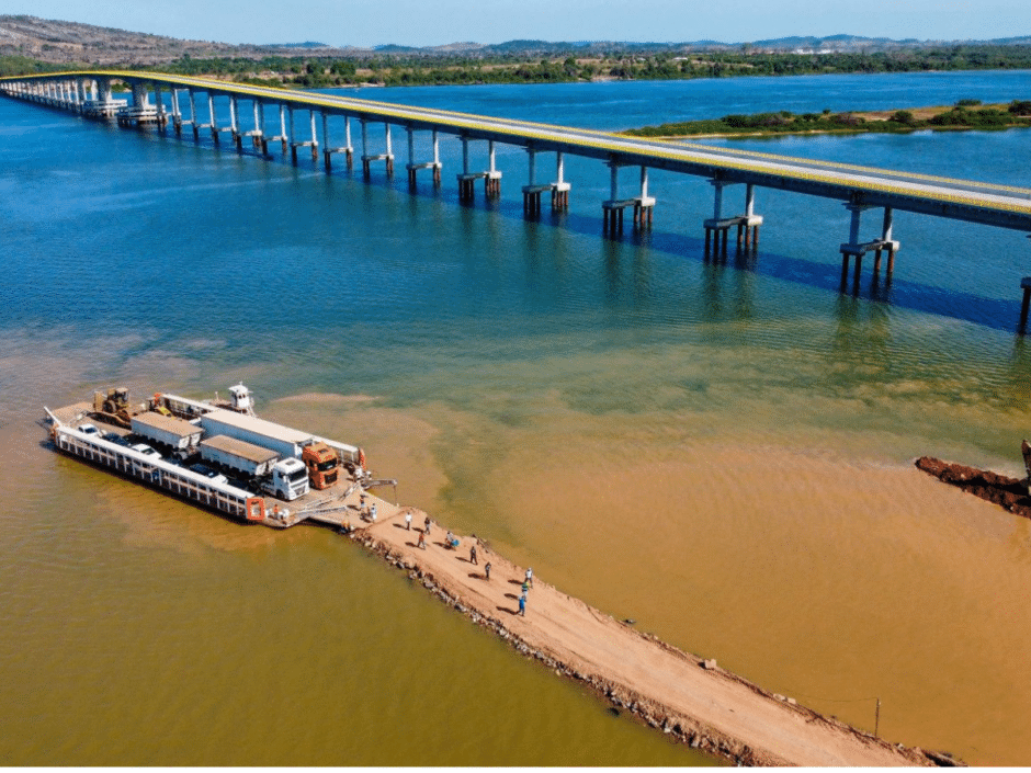 A construção da imponente ponte Xambioá, que custou R$ 193,1 milhões, está revolucionando a infraestrutura no Norte do Brasil