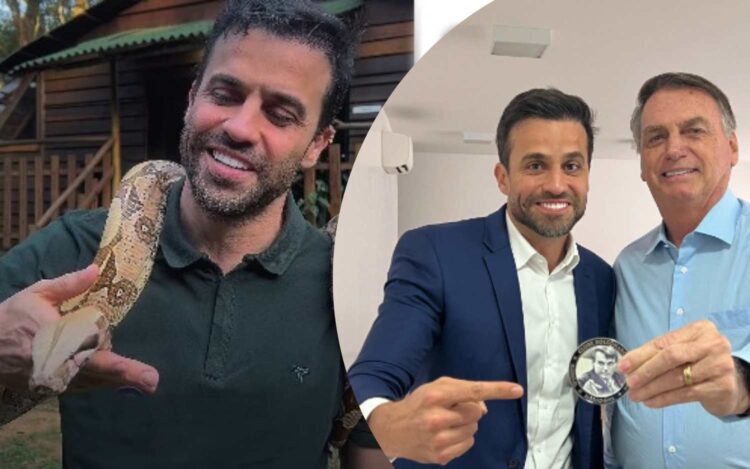 Pablo Marçal e Bolsonaro - montagem imagens redes sociais