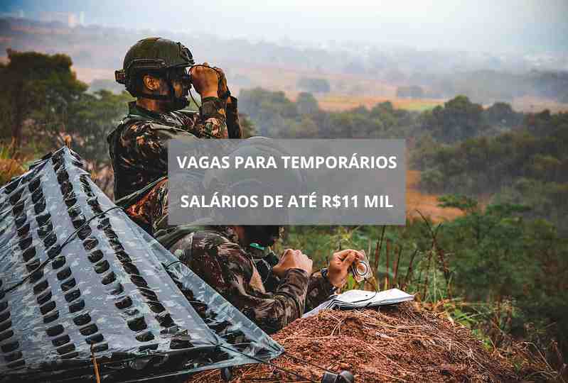 Vale a pena ser Militar Temporário? Descubra vantagens, requisitos e oportunidades para ganhar até R.309,90