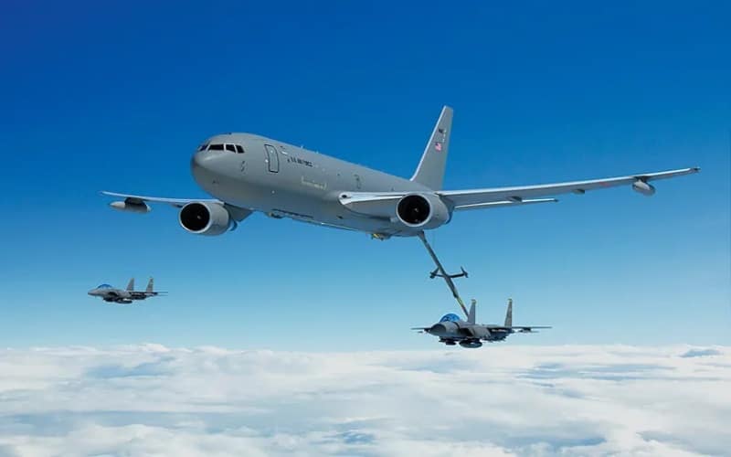 USAF descobre um grave problema mecânico em seu avião reabastecedor KC-46: Vibrações intensas na bomba de combustível seria a causa do dano e Boeing trabalha para resolver a questão mas enfrenta restrições no orçamento