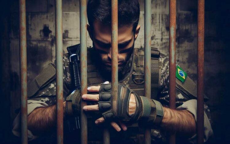 Militar da AMAN é denunciado por colega que se sentiu incomodada. Mensagens fora de hora e incômodo revelam caso. Além da pena pelo crime, Justiça quer indenização.