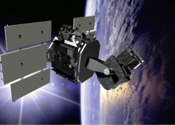 Vigilância Espacial com Base no Espaço (SBSS) opera 24 horas por dia. Imagem: USSF