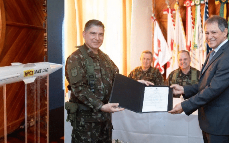 Empresa brasileira assina contrato com Exército e anuncia versão avançada do míssil antitanque ATGM MAX para neutralizar blindados modernos