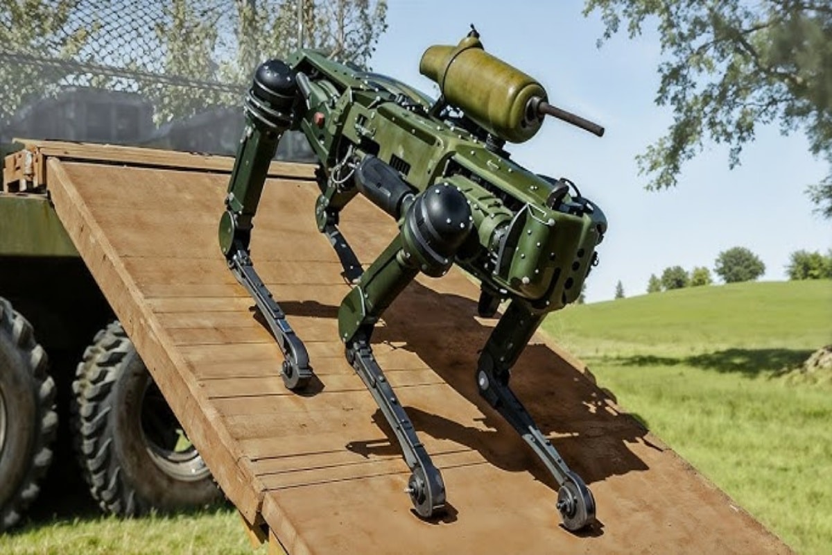Surpreendente desenvolvimento das Forças Armadas: Empresas pioneiras lançam sistema avançado para drones, integrando veículo blindado e armamento sofisticado para aumentar a eficácia em combate