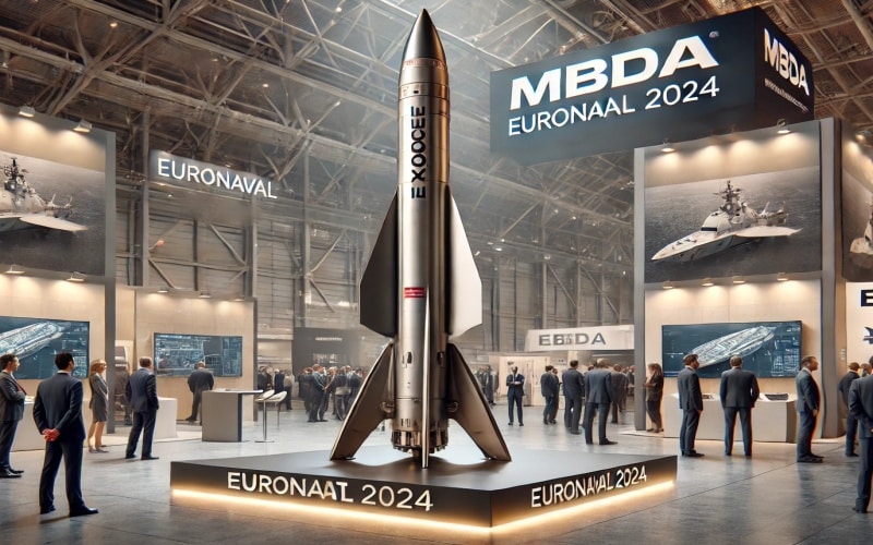 Lançamento histórico na Euronaval 2024: MBDA apresenta o 4.000º míssil Exocet, um ícone militar com tecnologia avançada que redefine a segurança naval com precisão e potência