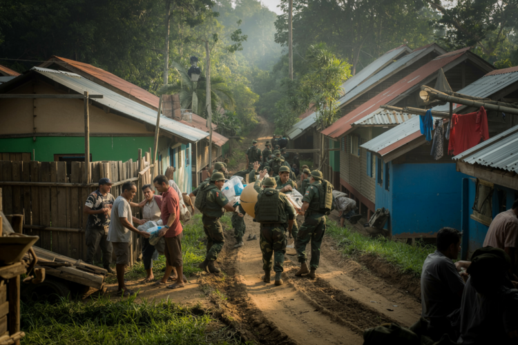 território - Brasil - Peru