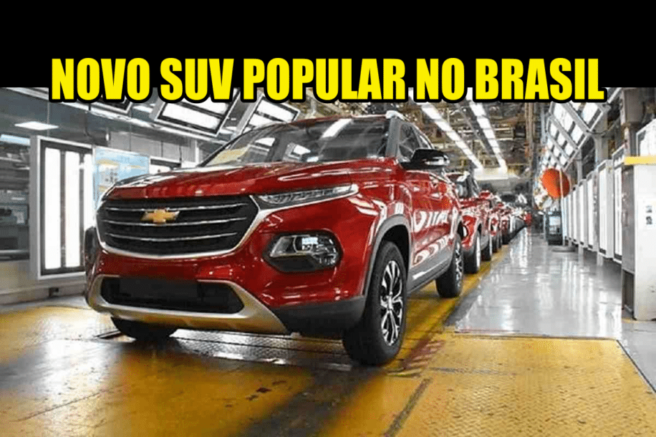 Após investimento bilionário em fábrica no Brasil, Chevrolet revela novo SUV por R$ 80 mil que promete chegar ao mercado fazendo 20 km/l para desbancar o Yaris Cross