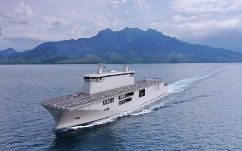 Estaleiro Damen Shipyards inicia construção de navio multipropósito inovador: Saiba qual Marinha será beneficiada