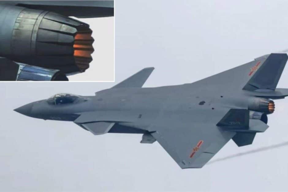 Revelado o novo motor supersônico que a força aérea chinesa instalará em seus caças de combate mais modernos