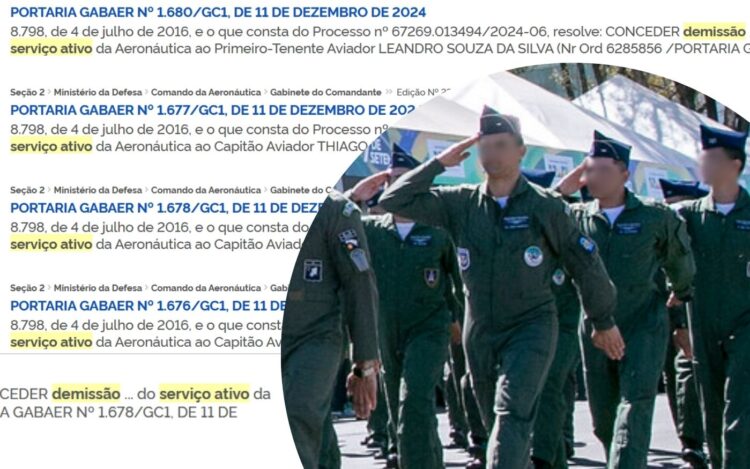 Oficiais pedem baixa da aeronáutoca em busca de melhores condições e salário