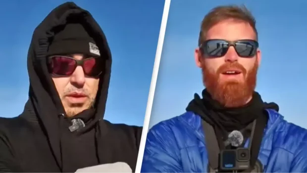 Terraplanista Jeran Campanella muda de opinião após ver o sol da meia noite sobre a Antártida.