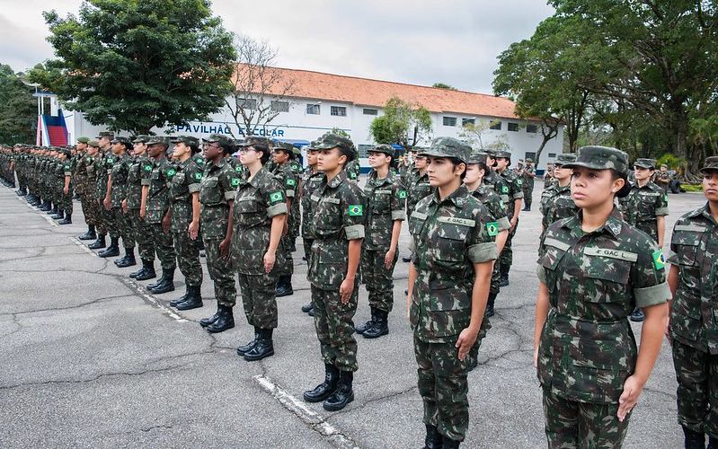 13 Estados ficam de fora do Alistamento Militar Feminino Voluntário: Serão 1.465 vagas, sendo 69% delas pro Exército