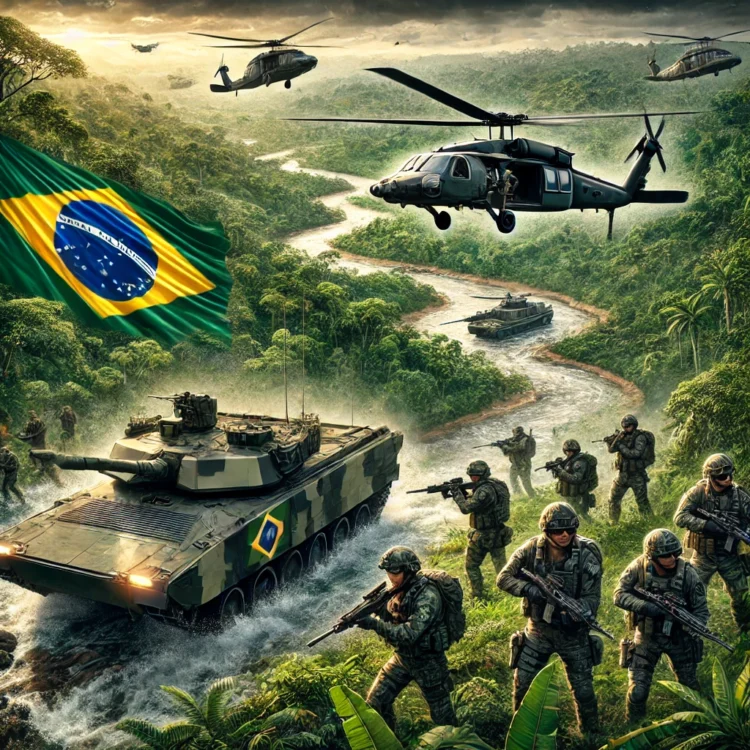Equipamento de ponta, selva e soldados: os obstáculos para invadir o Brasil.