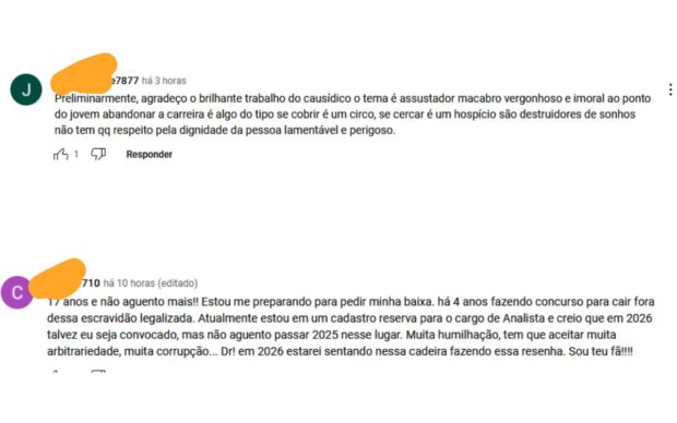 Comentários em entrevista com ex-aluno do Colégio Naval