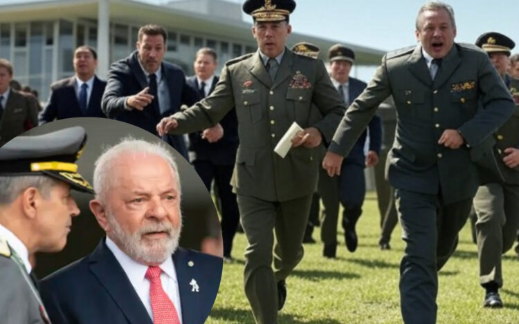 Lula pela carta patente e título d e oficial - protestos de associações da reserva - Imagem por IA