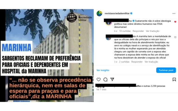 Marinha do Brasil e explicações sobre hospitais militares