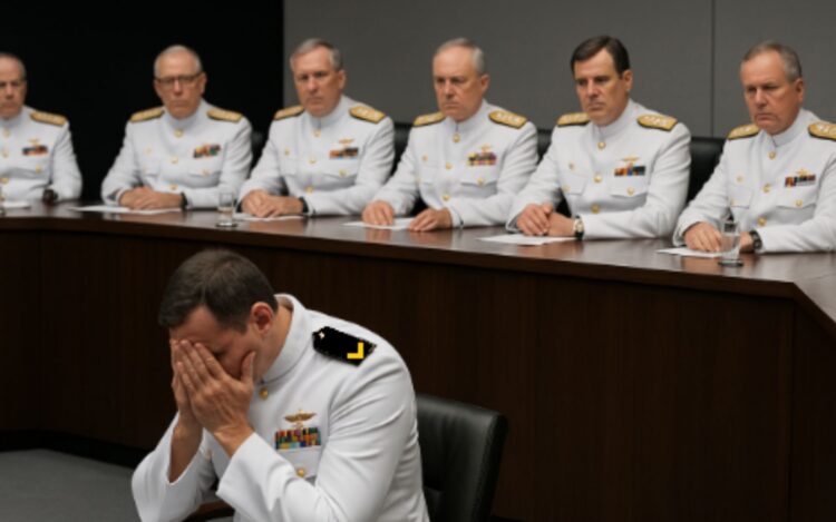Julgamento de Suboficial da Marinha imagem ilustrativa por IA