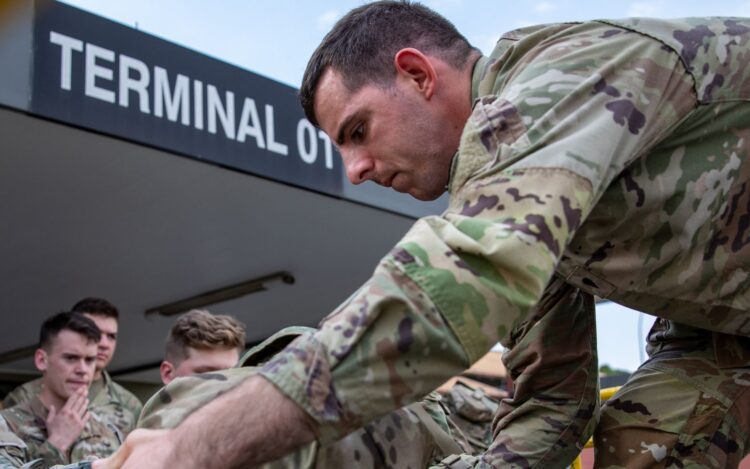 Militares americanos desembarcando no Brasil
