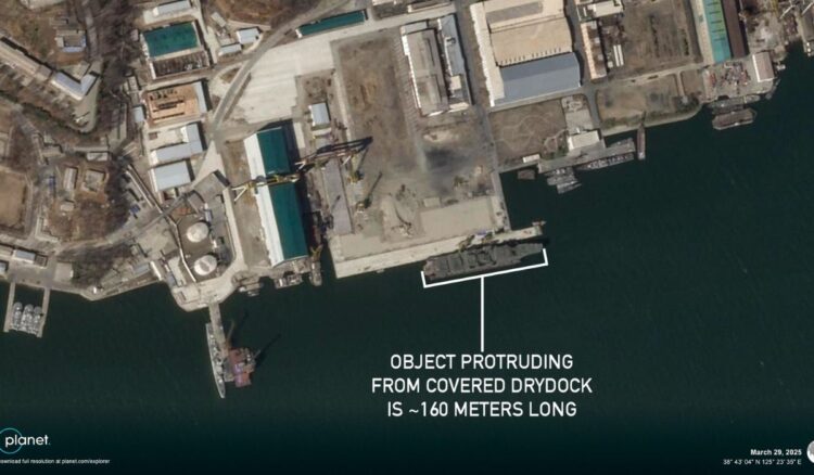 navio secreto da coreia do norte
