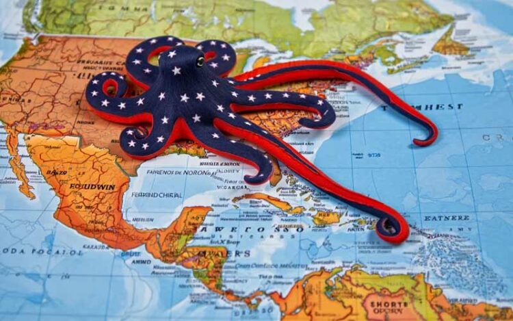 Com base em direito histórico de retorno operacional e investimentos da Segunda Guerra Mundial no Brasil, os EUA estariam conjeturando tornar essa área um protetorado americano.