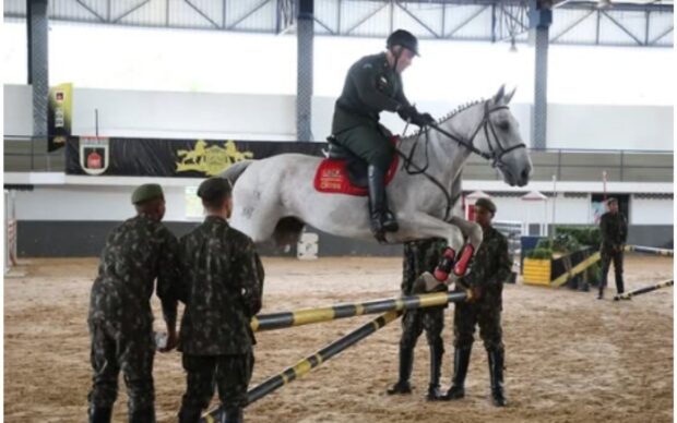 Evento de formatura na escola de equitação do Exército em 2024 - Imagem: Exército Brasileiro