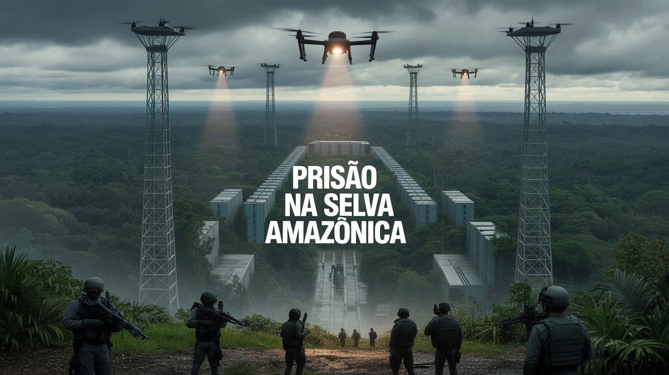 França anuncia superprisão de segurança máxima de R$ 2,5 bilhões na floresta amazônica para isolar traficantes e terroristas