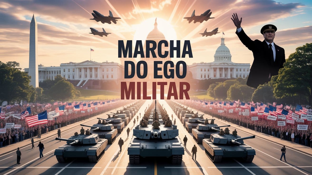 Desfile militar para celebrar aniversário de Trump e do Exército dos EUA vai custar mais de R$ 250 milhões, provocando revolta e protestos