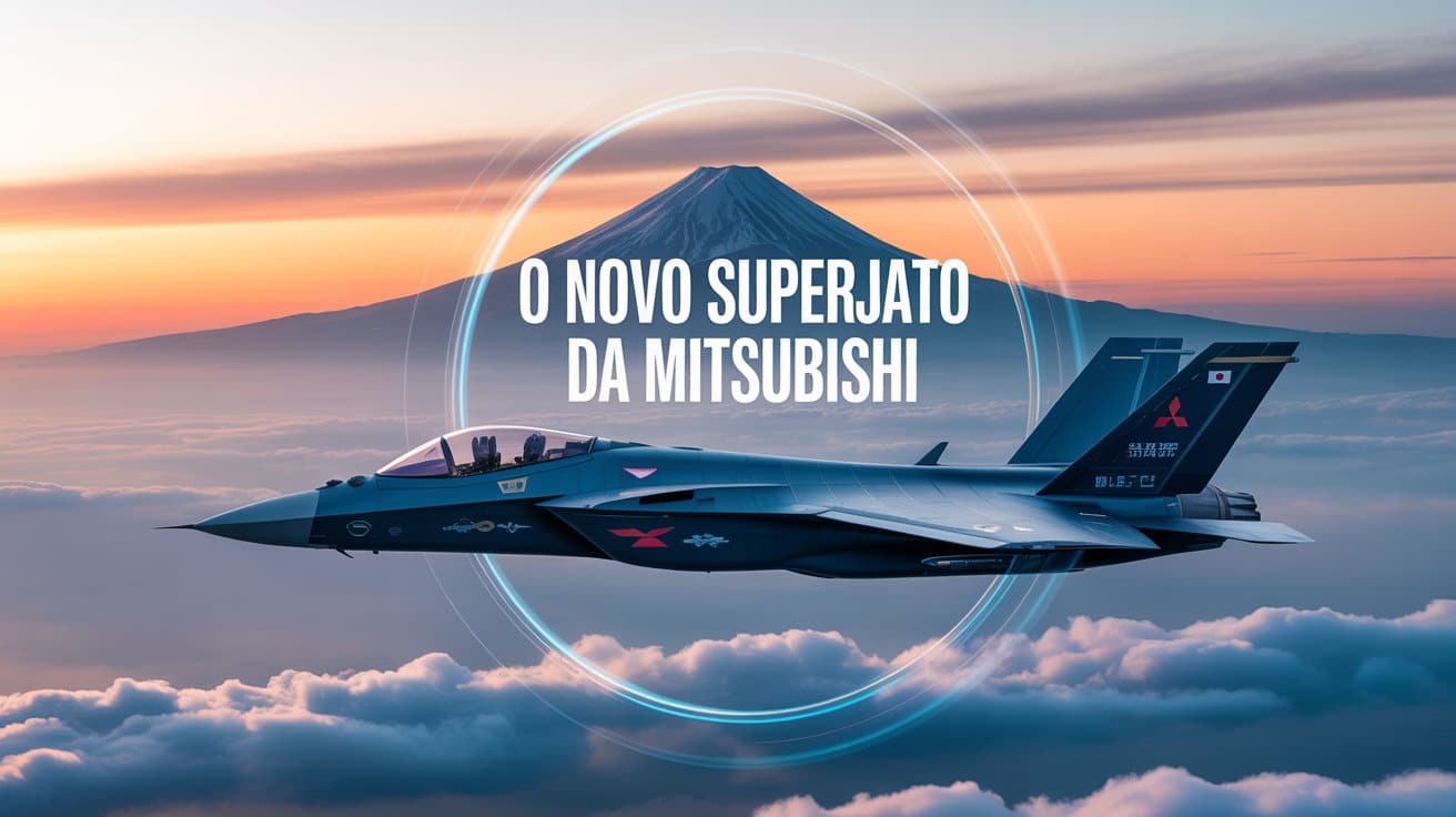 Japão revela superjato da Mitsubishi que impressiona o setor militar global com painel digital, simulações de combate e preparo para pilotos do F-35