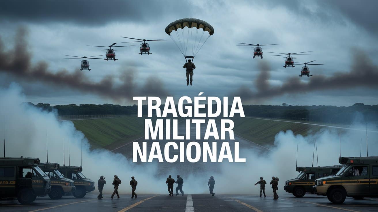 Salto fatal em operação do Exército mata militar de 23 anos e deixa dez feridos, gerando comoção nacional