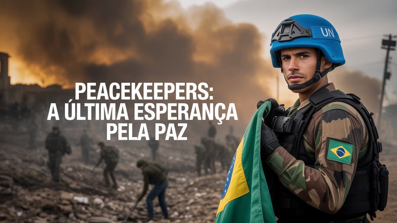 Conheça os Peacekeepers: os militares brasileiros que se tornam a última esperança quando um país entra em colapso e falha em proteger seu povo — assumindo a missão de salvar vidas e restaurar a ordem