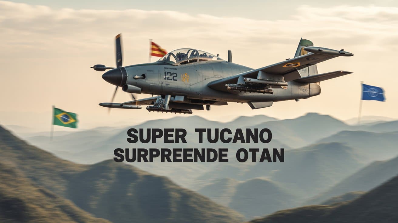 Brasil impressiona Otan com o A-29 Super Tucano e emplaca avião de guerra em catálogo das potências mundiais